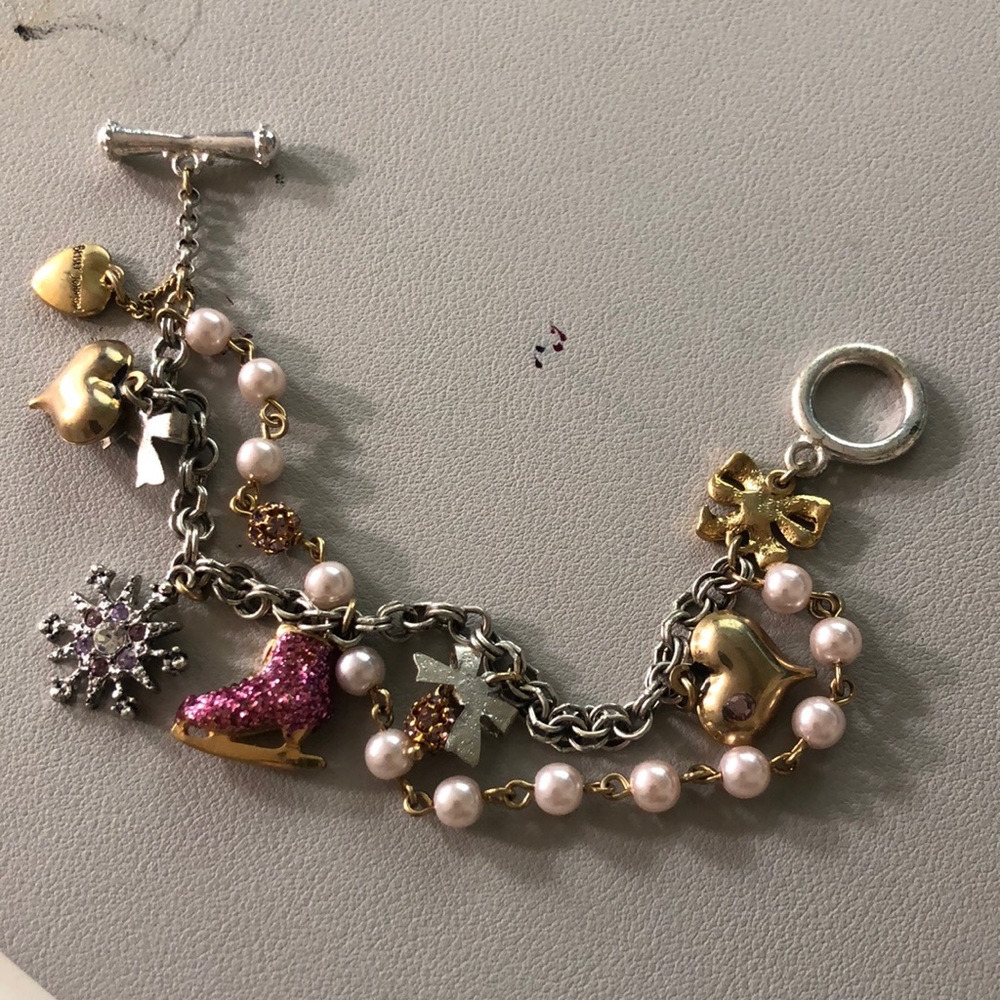 Betsey Johnson charm bracelet